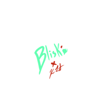 the word blisk on a black background